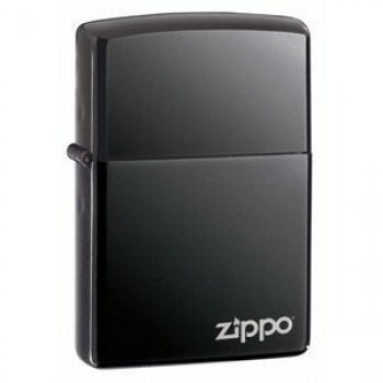 Zippo Black Ice with Zippo Logo